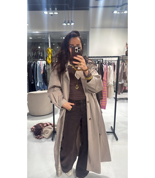 Nova Oversized Trenchcoat - Beige