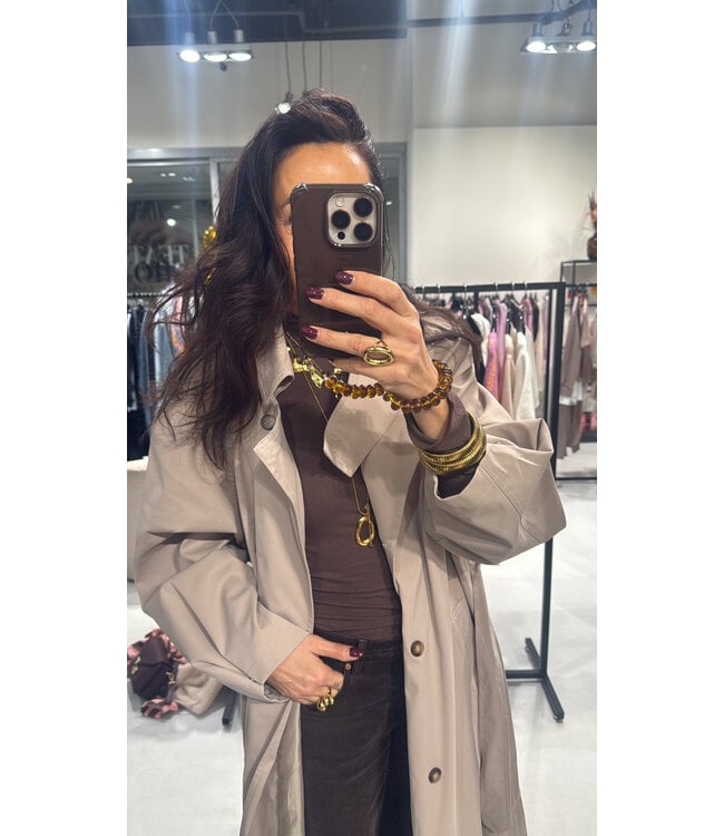 Nova Oversized Trenchcoat - Beige