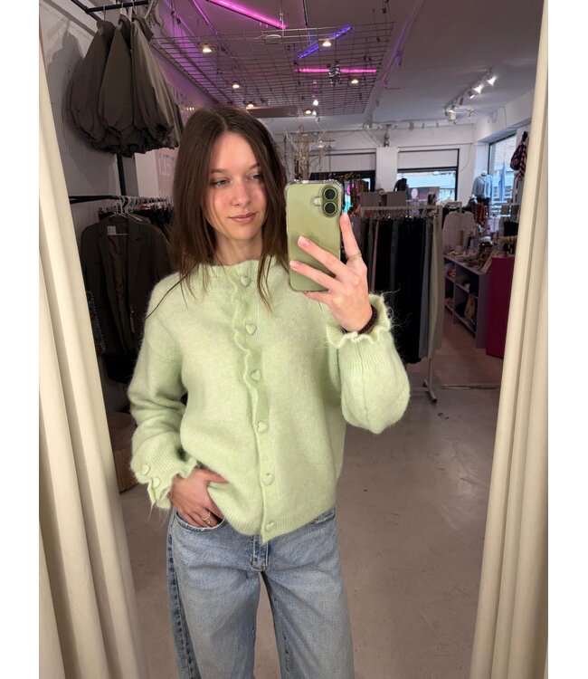 Kelly Cardigan - Light Green