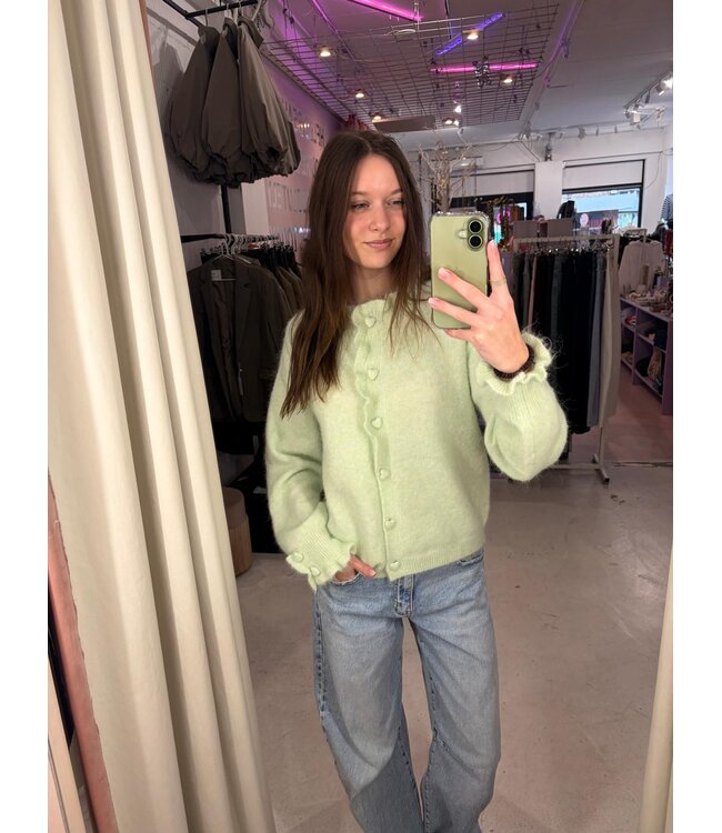 Kelly Cardigan - Light Green
