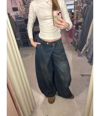 Oversized Balloon Jeans LW - Dark blue
