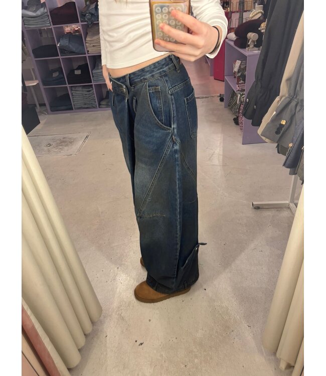 Oversized Balloon Jeans LW - Dark blue