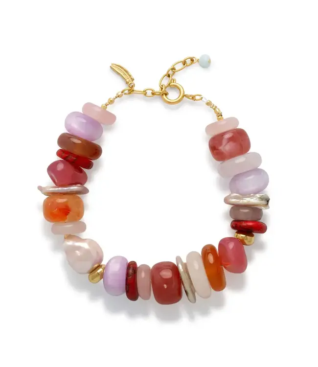 Le Veer Living Root Armband - Pink