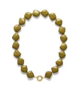 Le Veer Smashed Olive Ketting