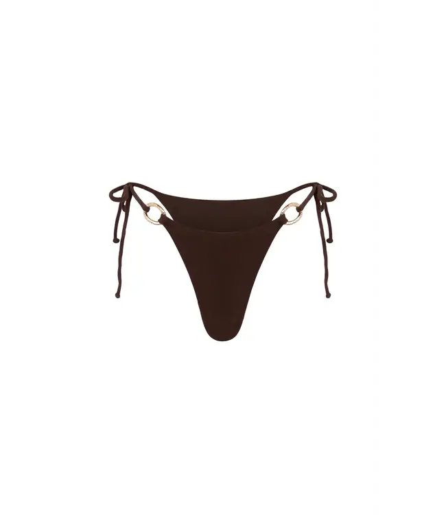 Josey Bikini Bottom - Terry Chocolate