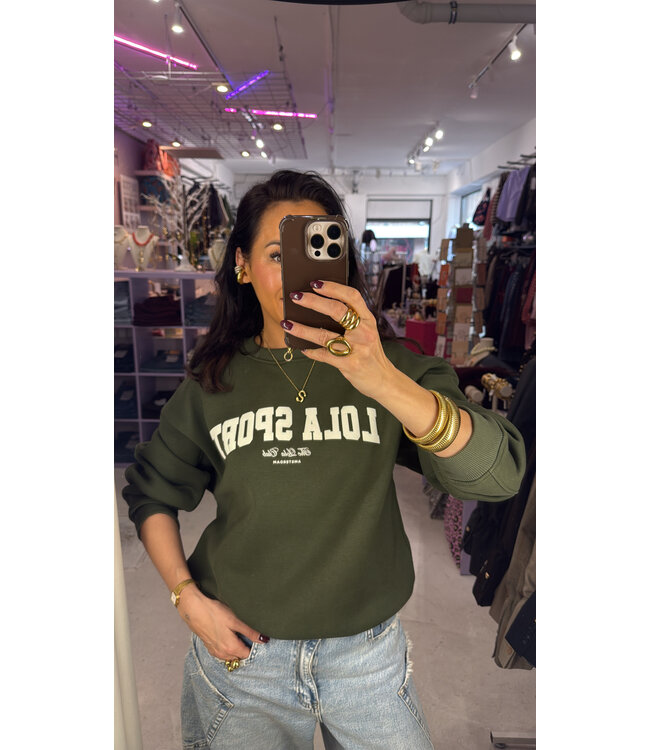 Jayla Sweater - Army Green