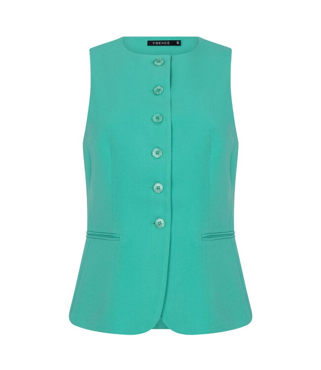 Ydence Gilet Fabienne - Sea Green