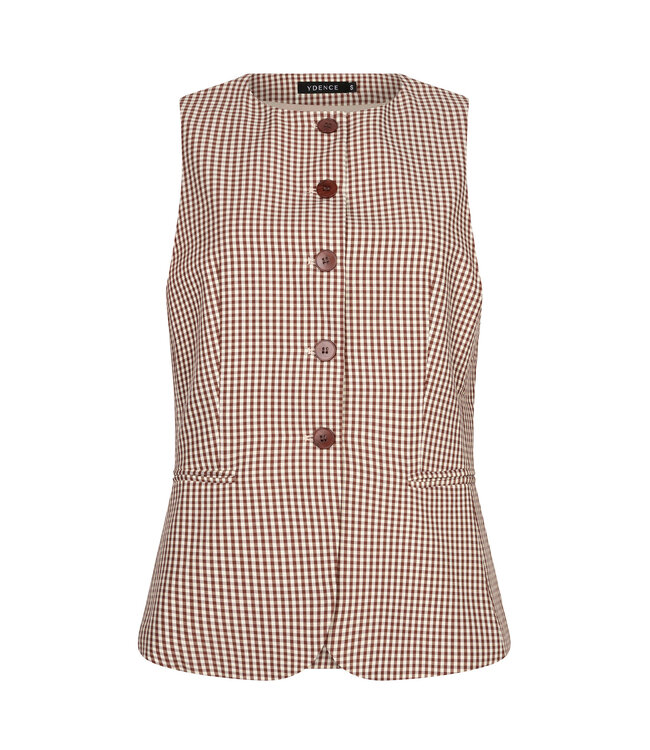 Gilet Jette - Brown Check