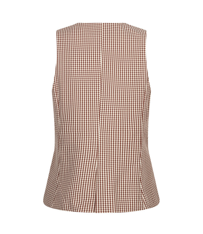 Gilet Jette - Brown Check