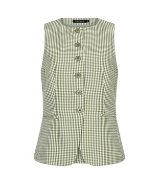 Ydence Gilet Jette - Green Check