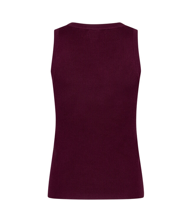 Knitted Top Keely - Burgundy