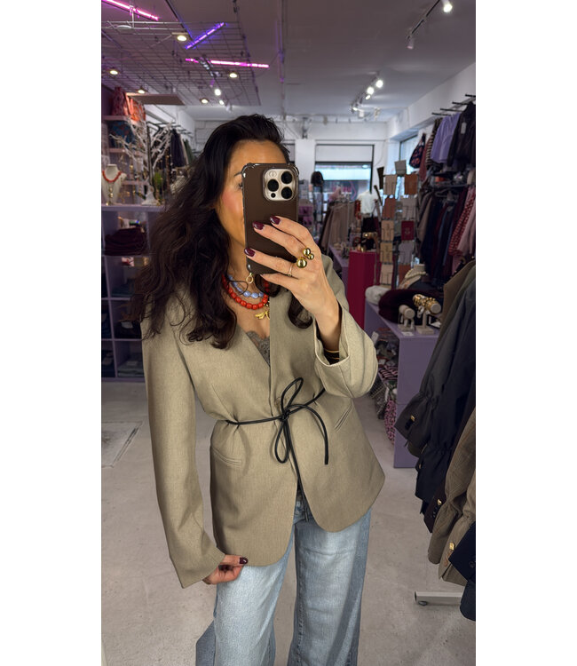 Blazer Lexie - Stone Grey