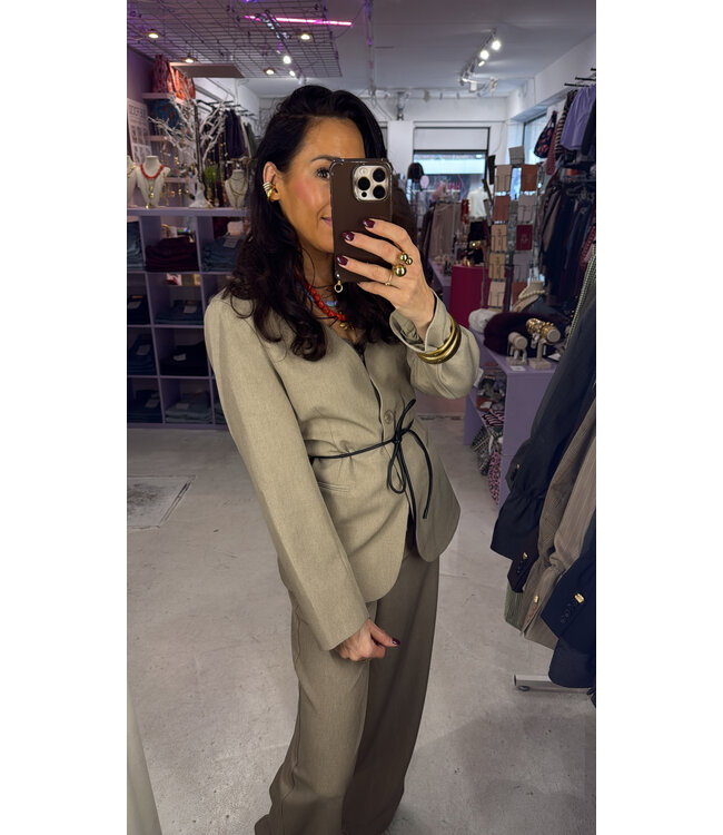 Blazer Lexie - Stone Grey