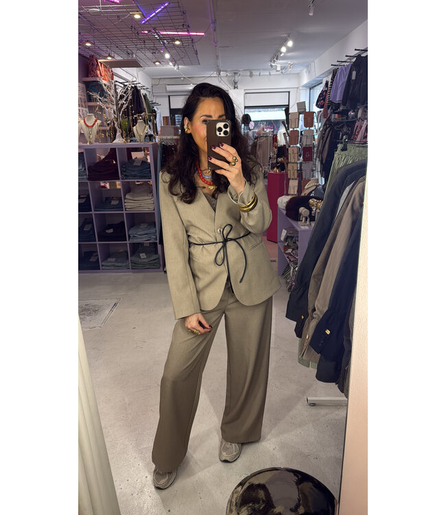 Pants Yade - Stone Grey