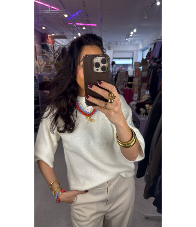 Knitted Sweater Bunny - Offwhite