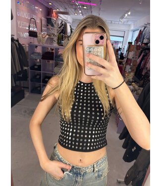 Stud Top - Black