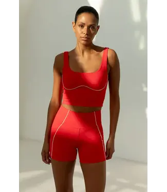 The Lola Club Alma Shorts - Red