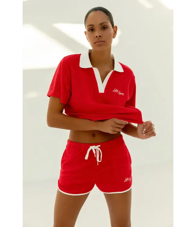 The Lola Club Teddy Short - Red