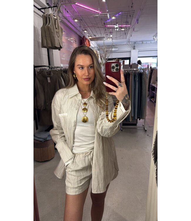 Meave Blouse - Cream Cream