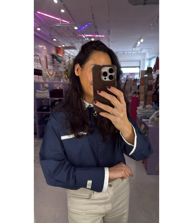 Steph Blouse - Navy
