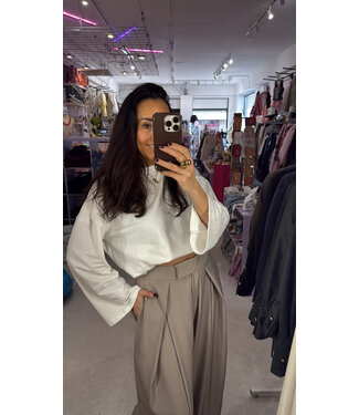 Loose Fit Longsleeve - White