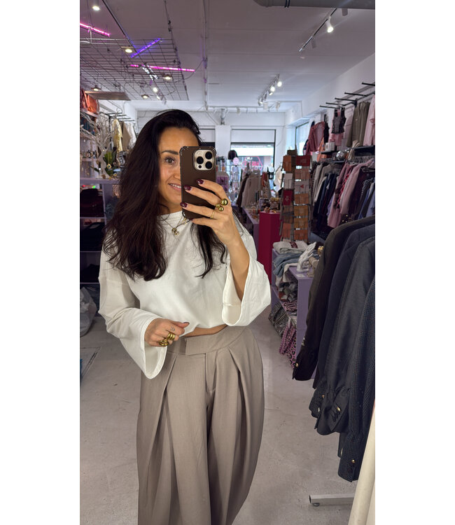 Loose Fit Longsleeve - White
