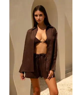 The Lola Club Guilia Short - Chocolate