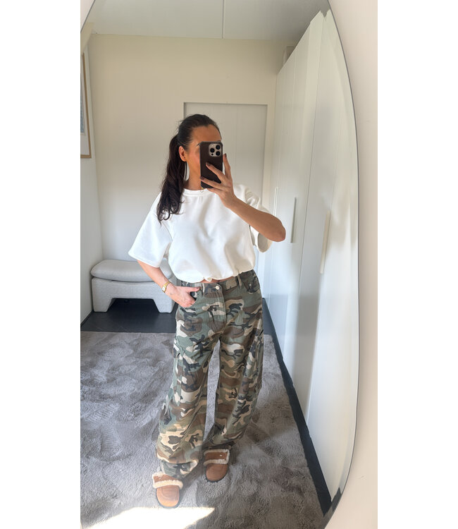 Mochy Camo Jeans - Green