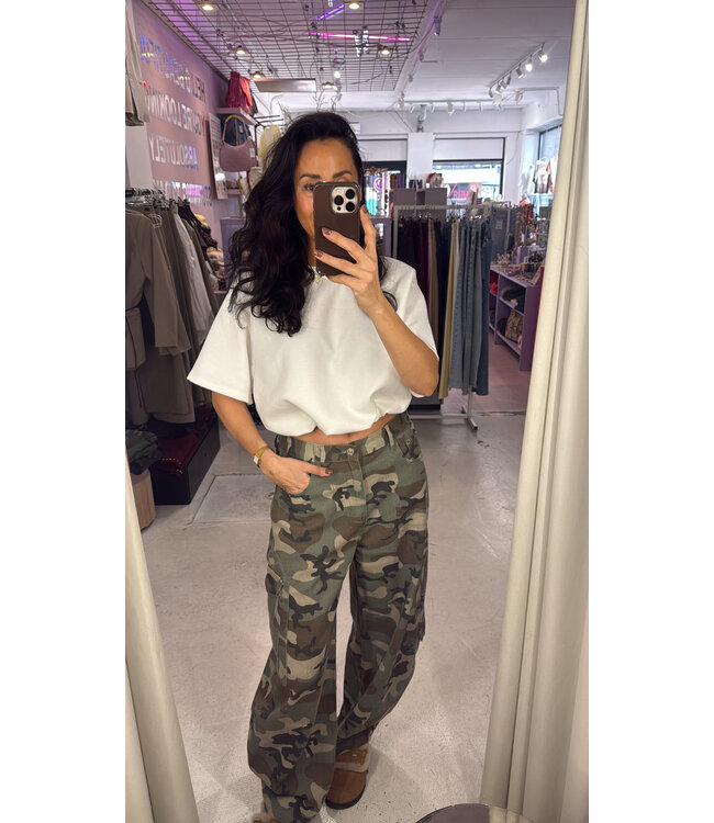 Mochy Camo Jeans - Green