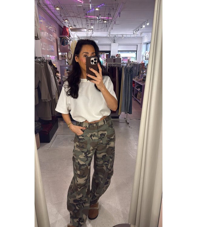 Mochy Camo Jeans - Green