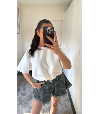 Mochy Denim Short - Camo