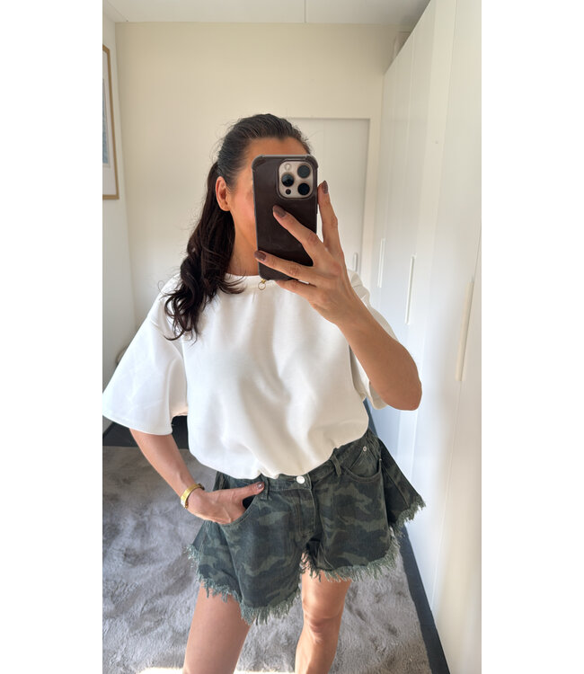 Mochy Denim Short - Camo