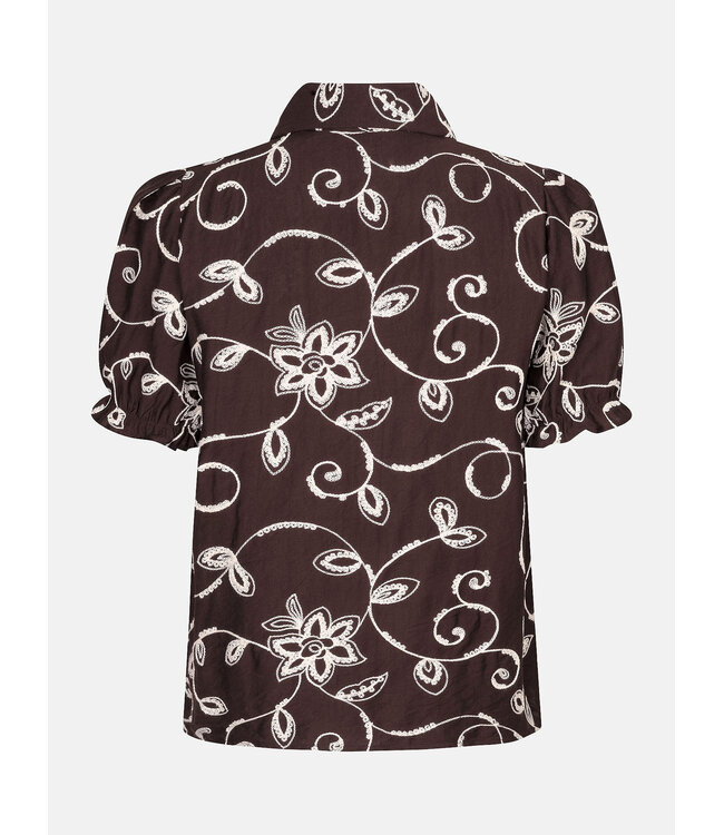 Blouse Leila - Dark Brown