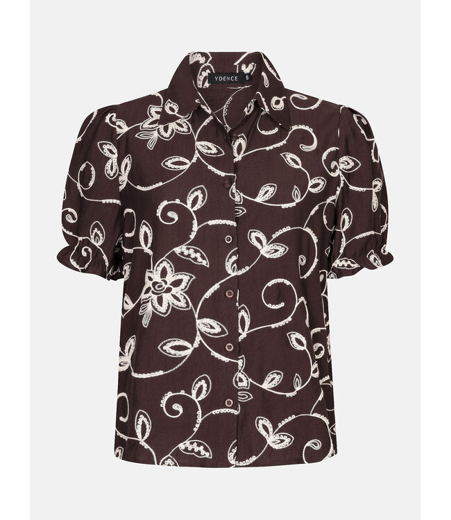 Ydence Blouse Leila - Dark Brown
