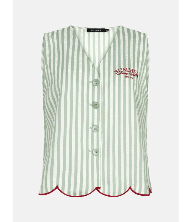 Ydence Gilet Ember - Sage Green