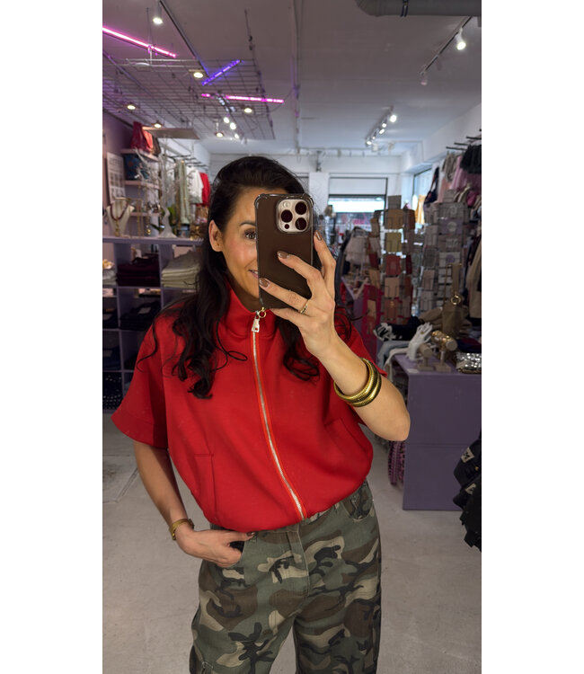 Velocity Gilet - Red