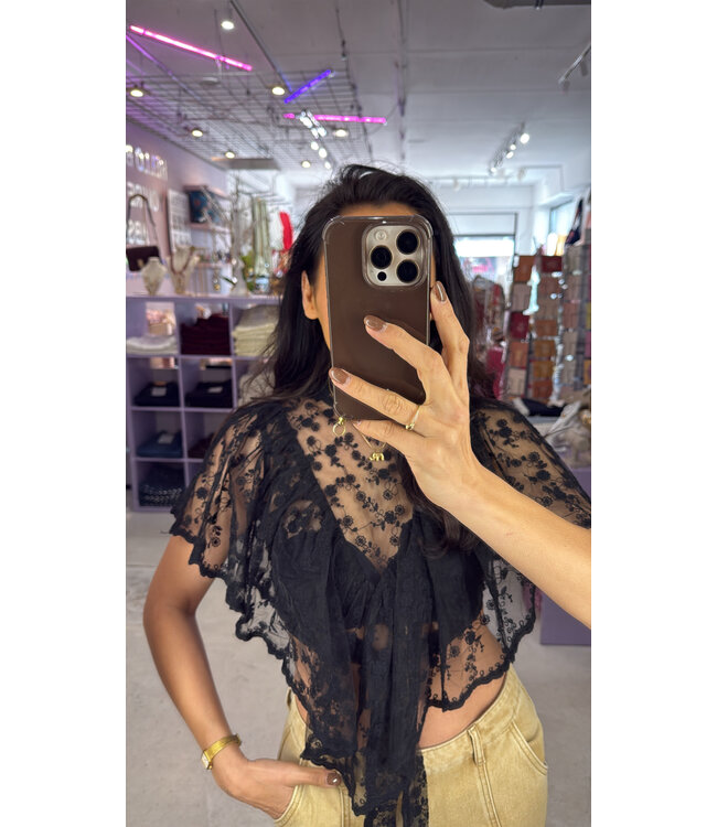 Musy Lace Top - Black