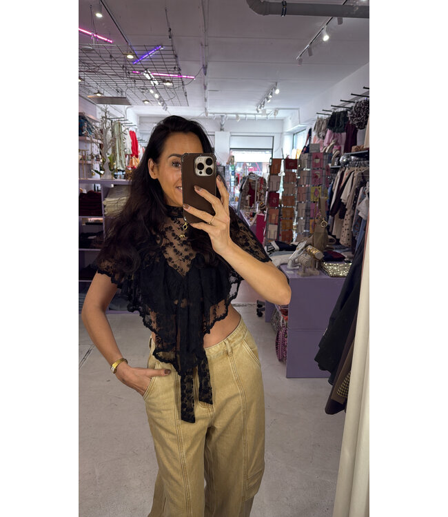 Musy Lace Top - Black