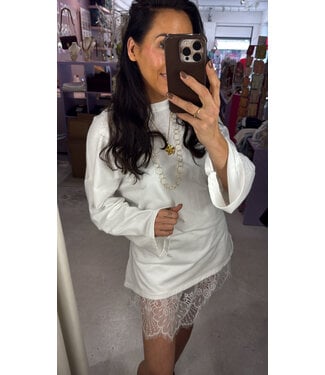 Muse Lace Short - White