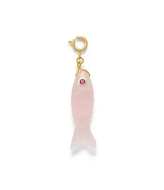 Le Veer Rosequartz Fish Bedel