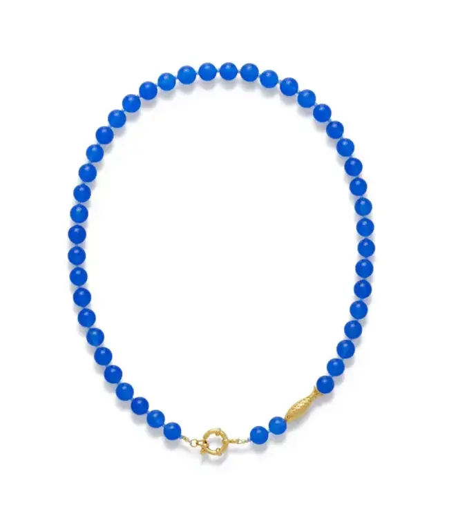 Le Veer Cobalt Fin Ketting