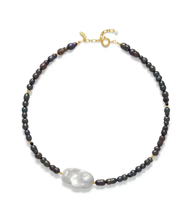 Pearl Noir Ketting