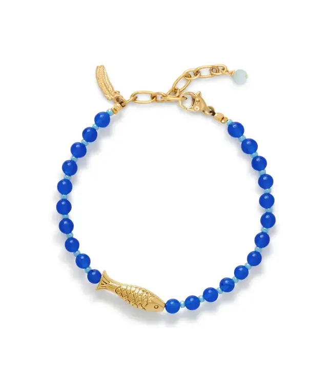Cobalt Fin Armband
