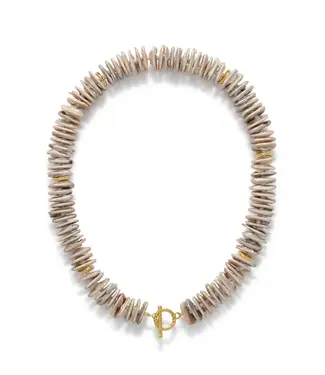 Le Veer Dune Disc Ketting