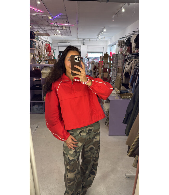 Track Jacket - Red