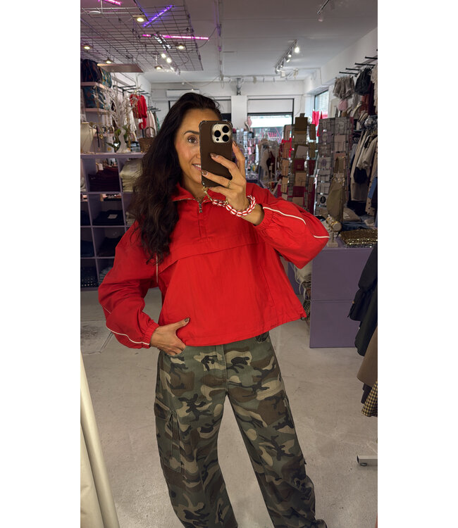 Track Jacket - Red