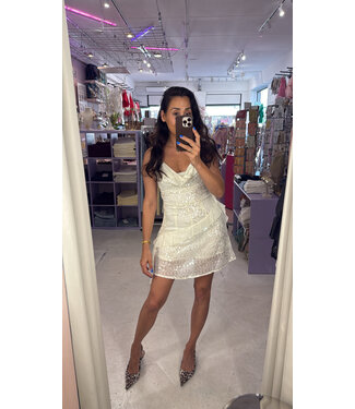 Musy Sparkle Dress - Offwhite