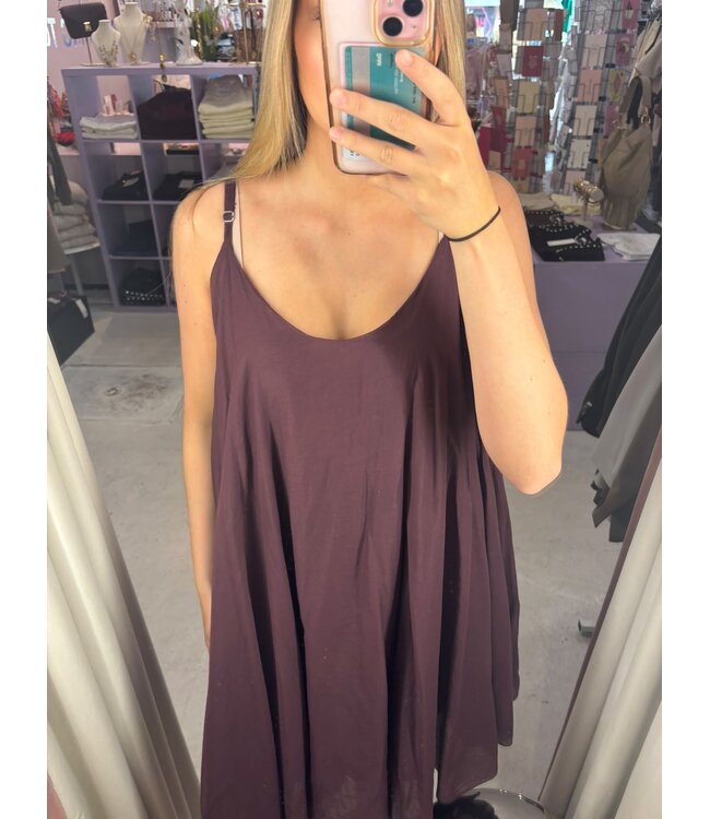 Breeze Dress - Aubergine