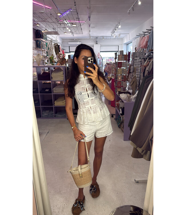 Victoria Lace Set - White