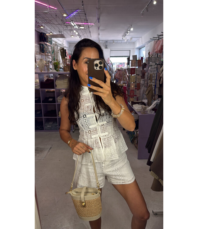 Victoria Lace Set - White